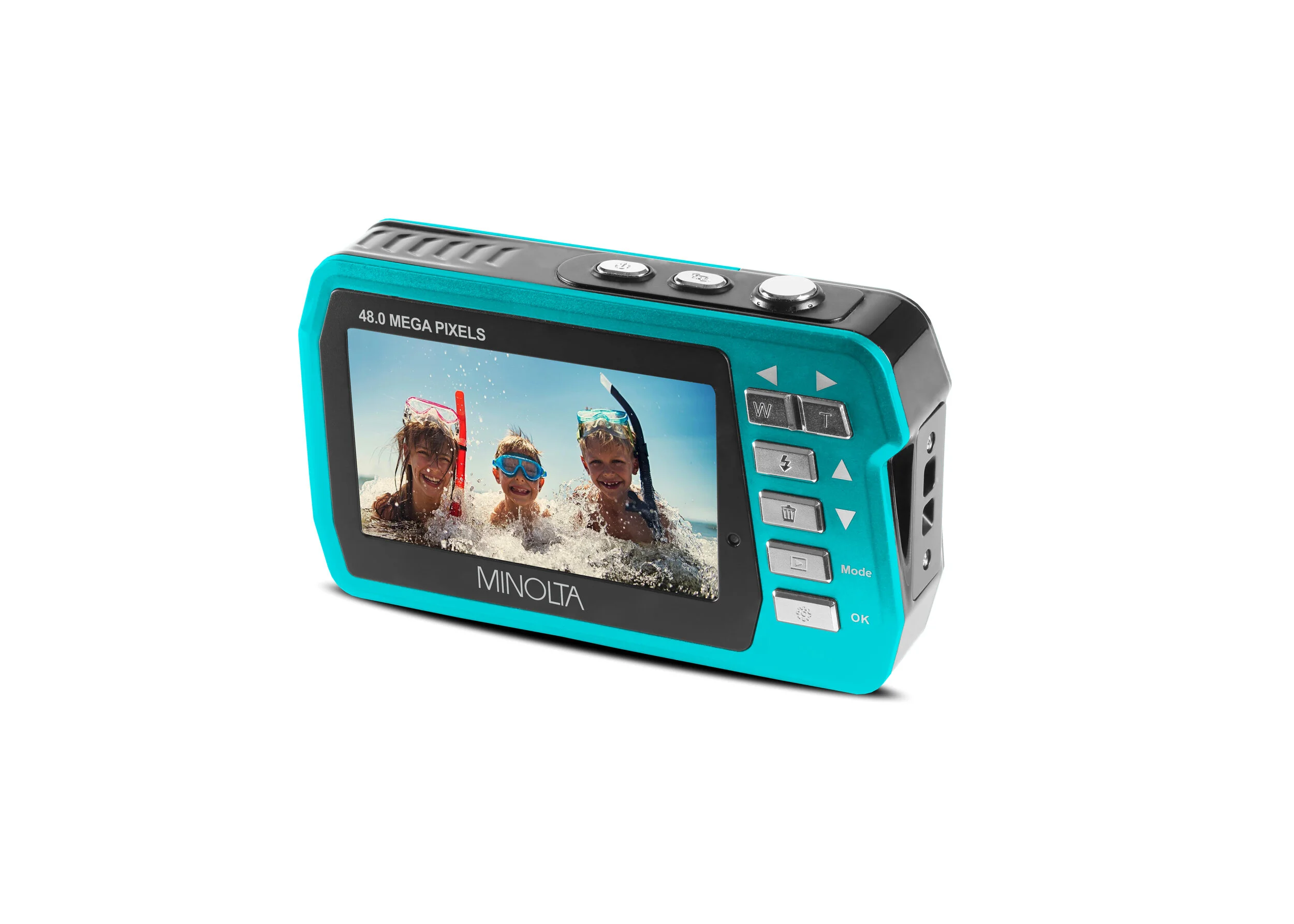 MN40WP 48MP Dual Screen Waterproof Camera — Minolta Digital